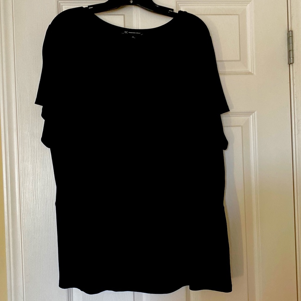 INC black short sleeve shirt
